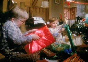 ralphie opening presents